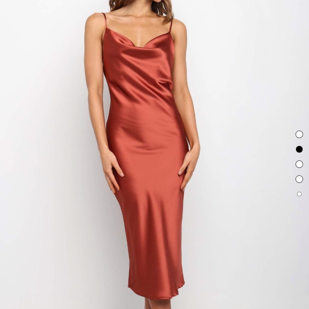 Petal & Pup Persia Dress- Rust